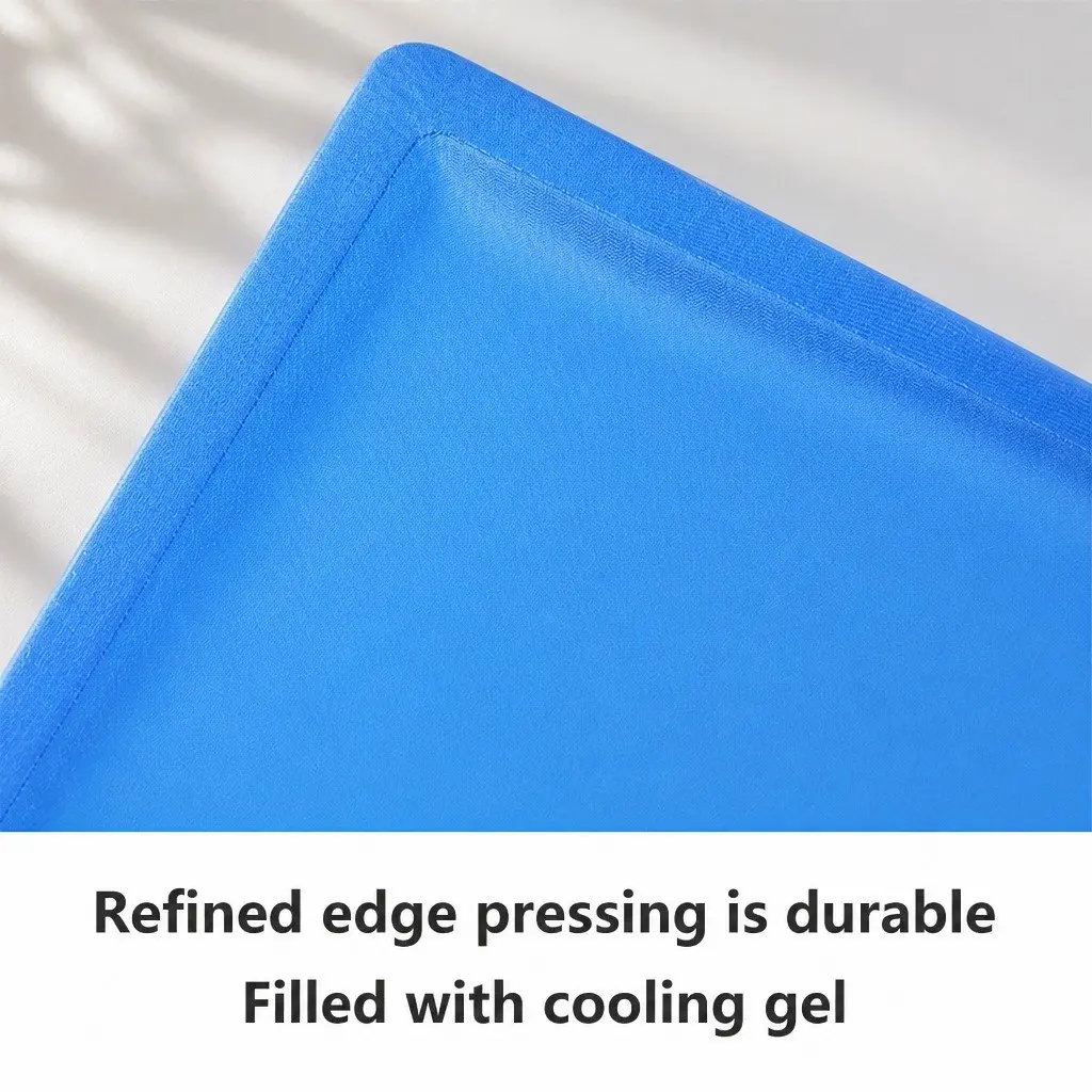 Pet Cooling Cushion XL Polyester Waterproof Fabric Blue