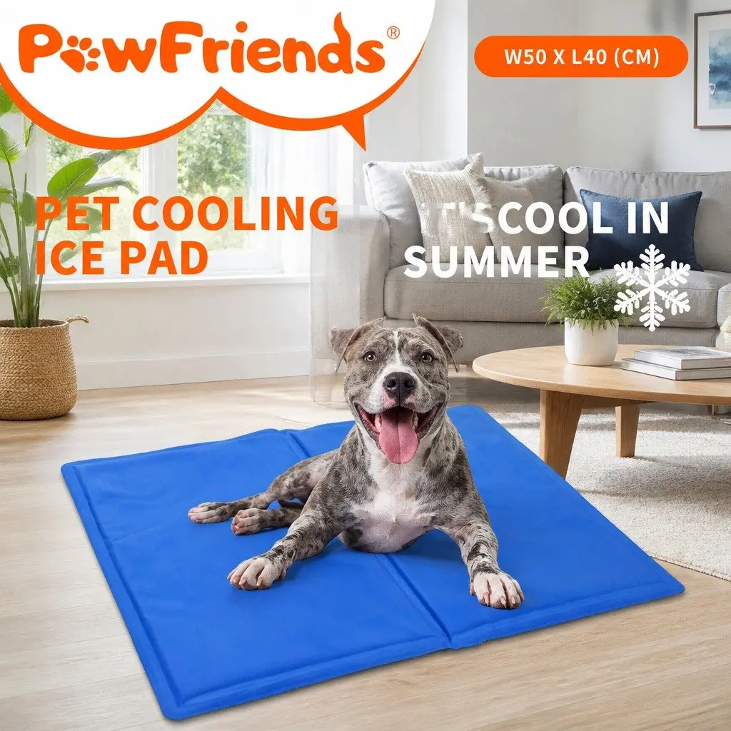 Pet Cooling Cushion Gel Mat M Size Blue