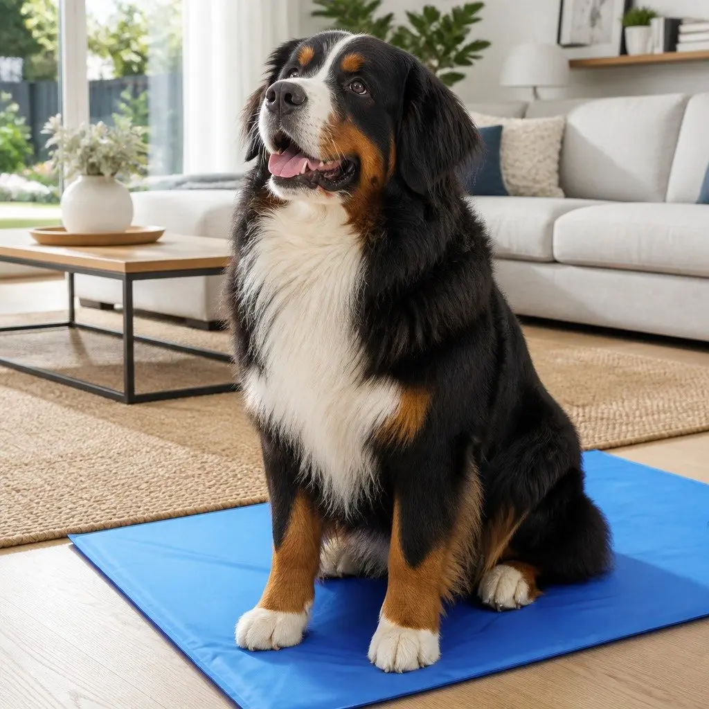 Pet Cooling Pad Polymer Gel 40cm x 30cm Blue