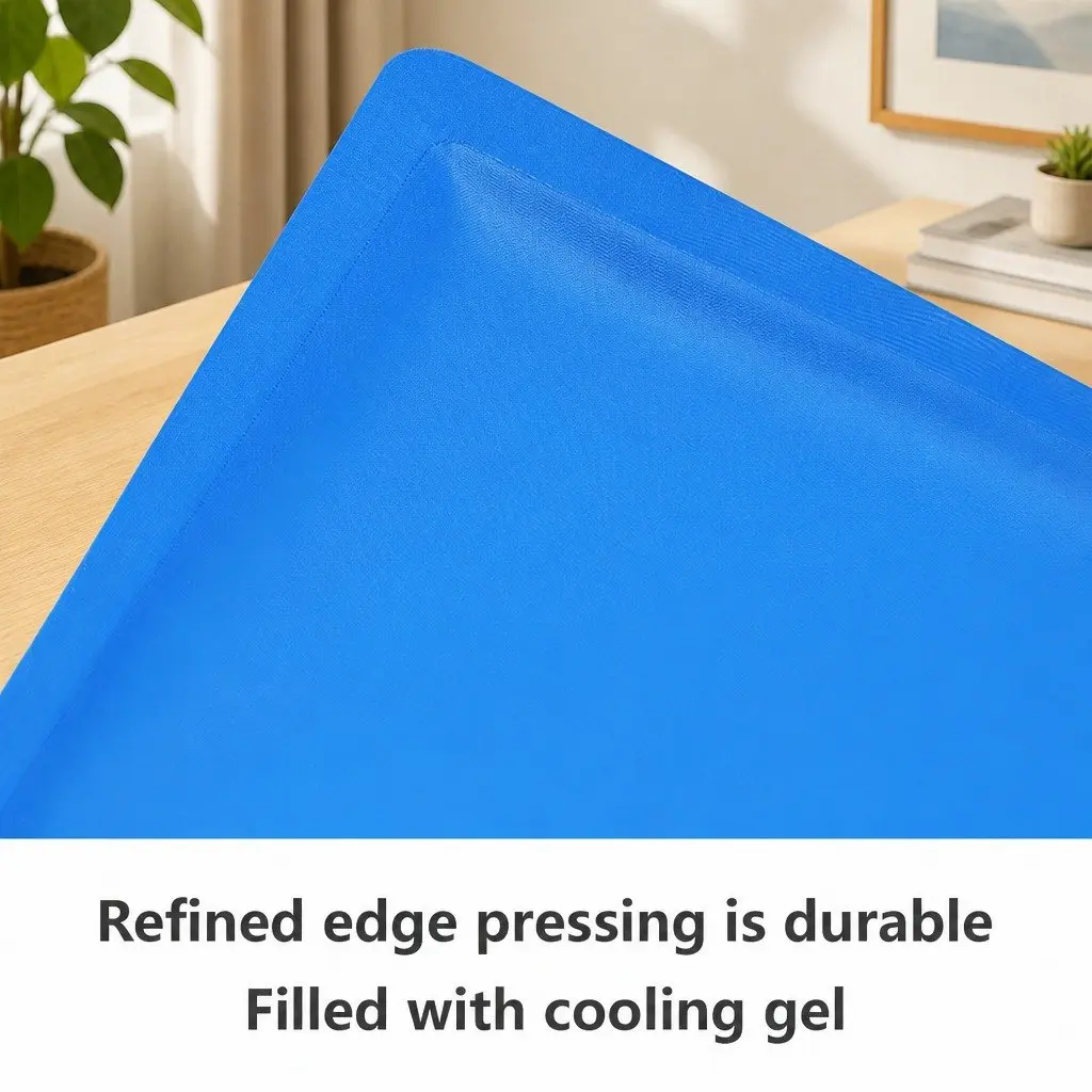 Pet Cooling Pad Polymer Gel 40cm x 30cm Blue