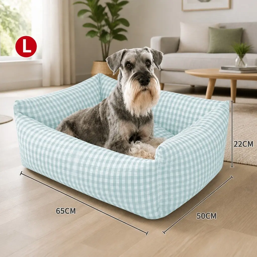 Blue Dog Bed for Home Use