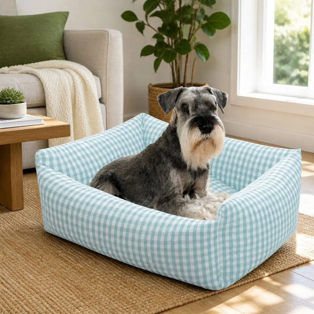 Blue Dog Bed for Home Use
