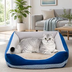 Practical Blue XS Dog Bed for Everyday Comfort
