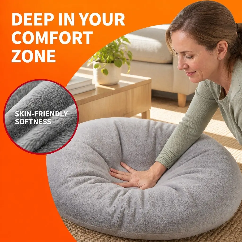 Dog Bed Breathable Moisture-proof Soft Fluffy Large Blue