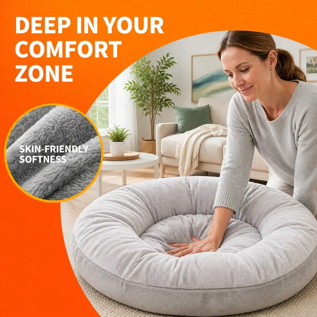 Dog Bed with Removable Inner Cushion for Home Use