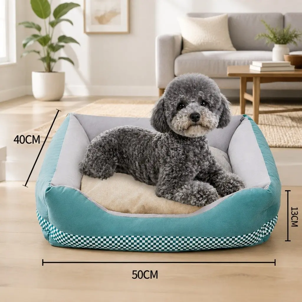 Pet Soft Comfort Bed Detachable Washable Mattress Medium Size Warm Cosy