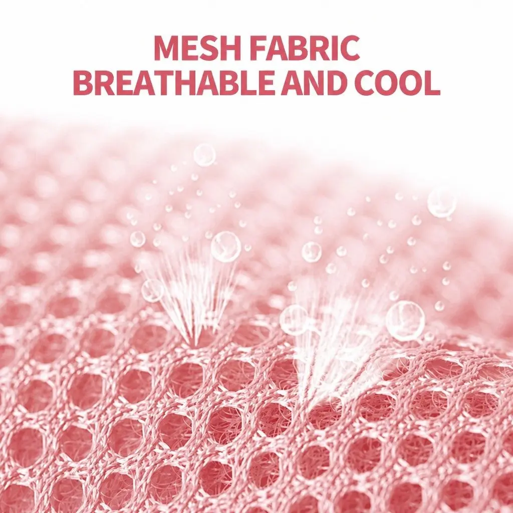 Dog Cooling Mat Breathable Mesh Fabric Large Pink