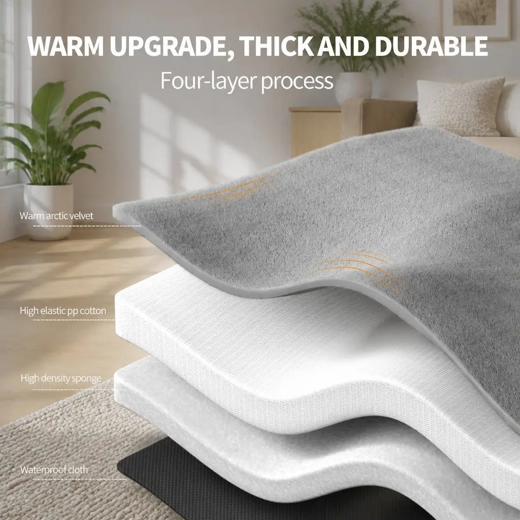 Pet Dog Cat Bed Nest Warm Sofa Detachable Washable Mat Four Seasons Universal
