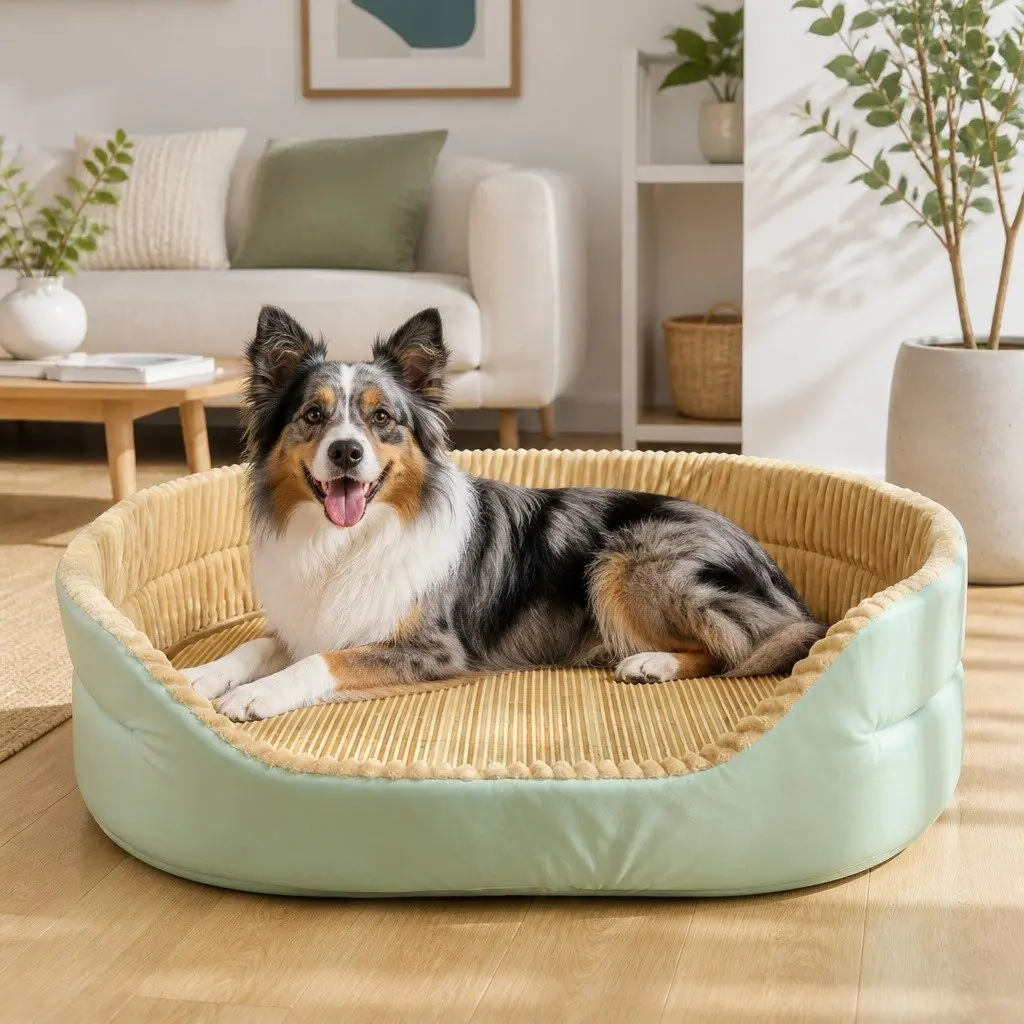 Large Pet Bed Dog Cat Calming Cushion Plush Soft Warm Mattress Comfy Sleep Mat