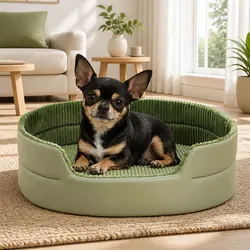Functional Avocado Green Nest for Your Furry Friend