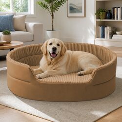 Practical and Comfy Double-Sided Dog Bed for Every Home