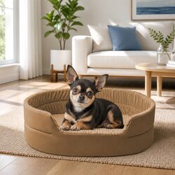 Practical Large Khaki Pet Nest for Everyday Use