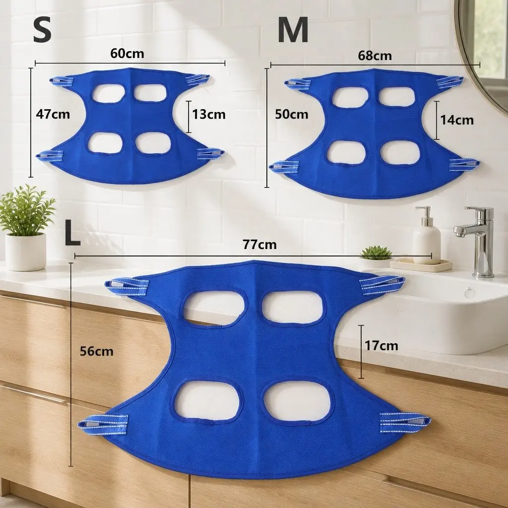 Pet Grooming Hammock Tool Cloth Medium Size Blue