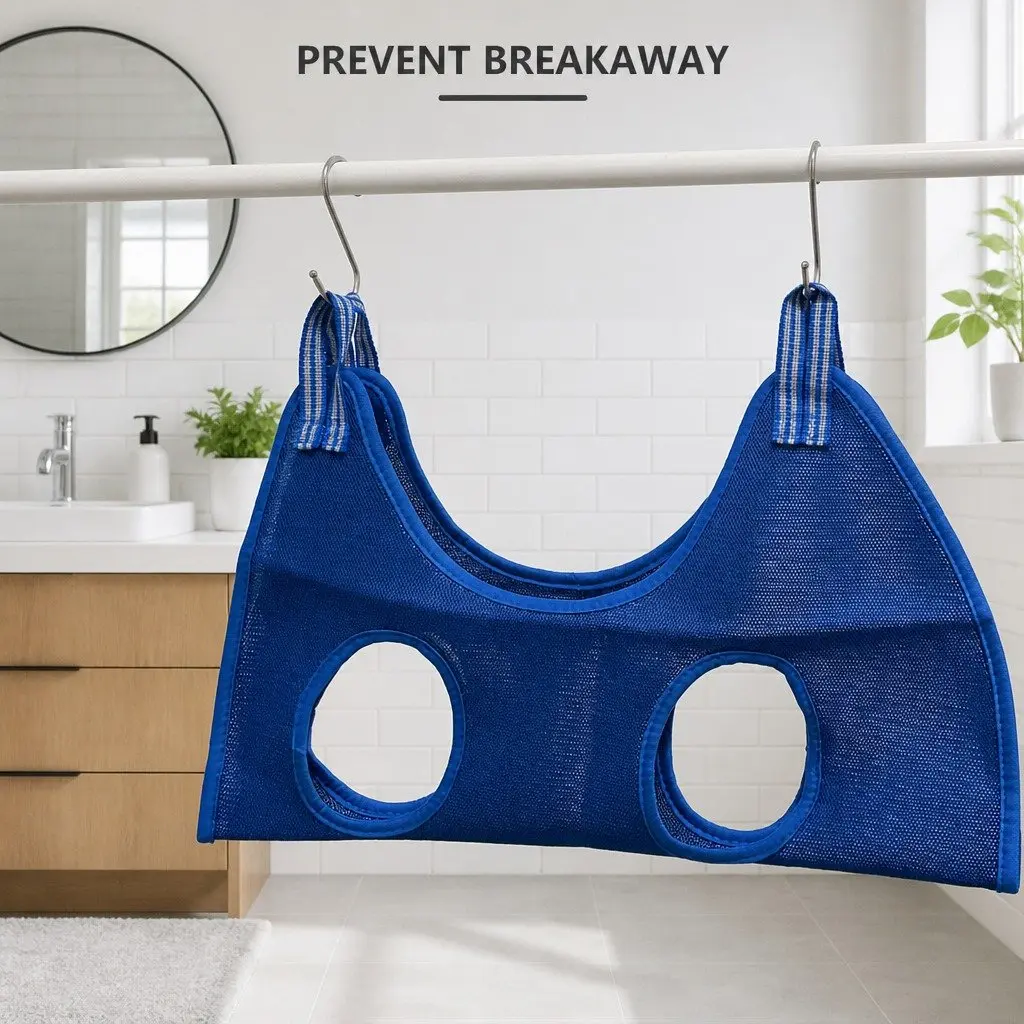 Pet Grooming Hammock Tool Cloth Medium Size Blue
