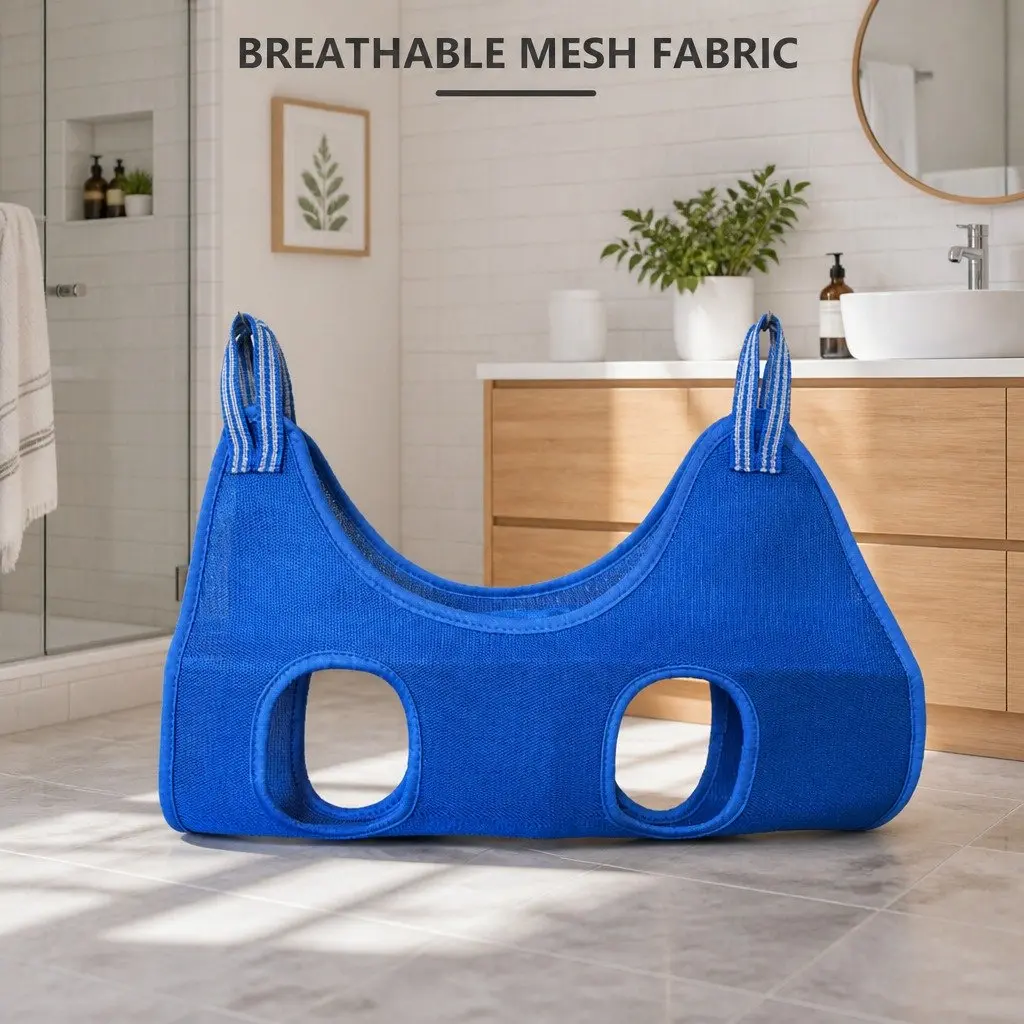 Pet Grooming Hammock Tool Cloth Medium Size Blue