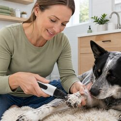Pet Nail Polisher 2-Gear Electric Manicure Grooming Tool for Cats Dogs Auto