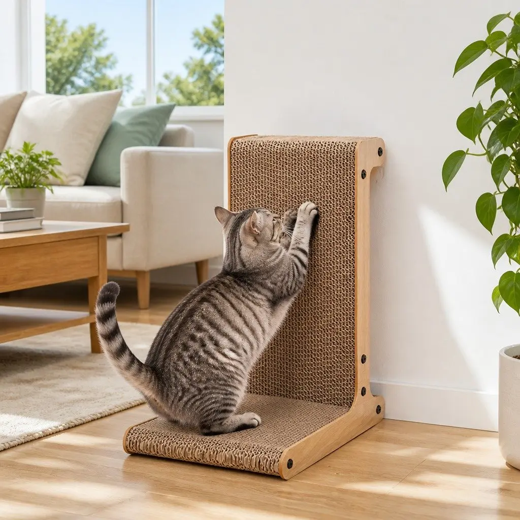 Cat Scratch Board Corrugated Paper Large Vertical Furniture Lounge