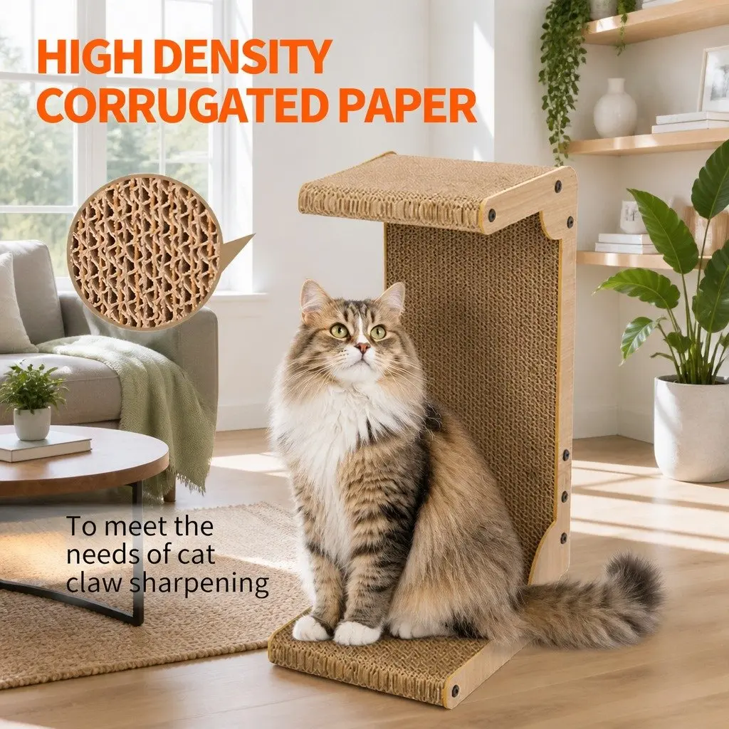 Cat Scratch Board Corrugated Paper Large Vertical Furniture Lounge