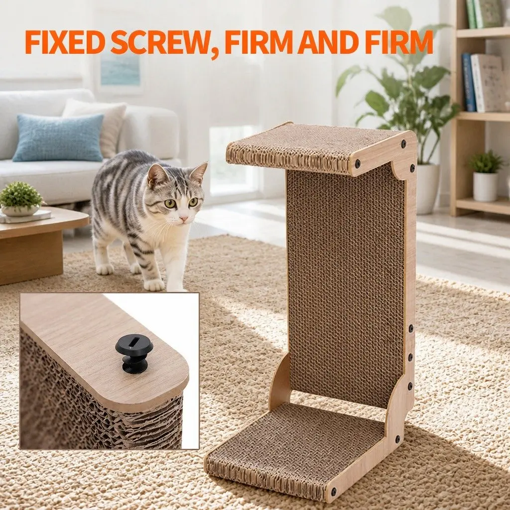 Cat Scratch Board Corrugated Paper Large Vertical Furniture Lounge