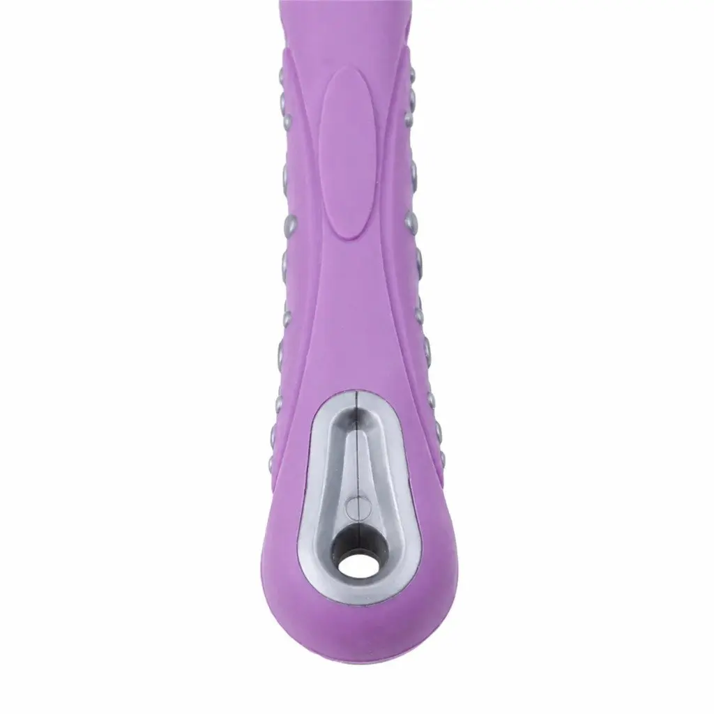 Multi-Angle Pet Toothbrush Three-Head Purple 17cm for Dogs Cats Teeth Cleaning Oral Care Tool