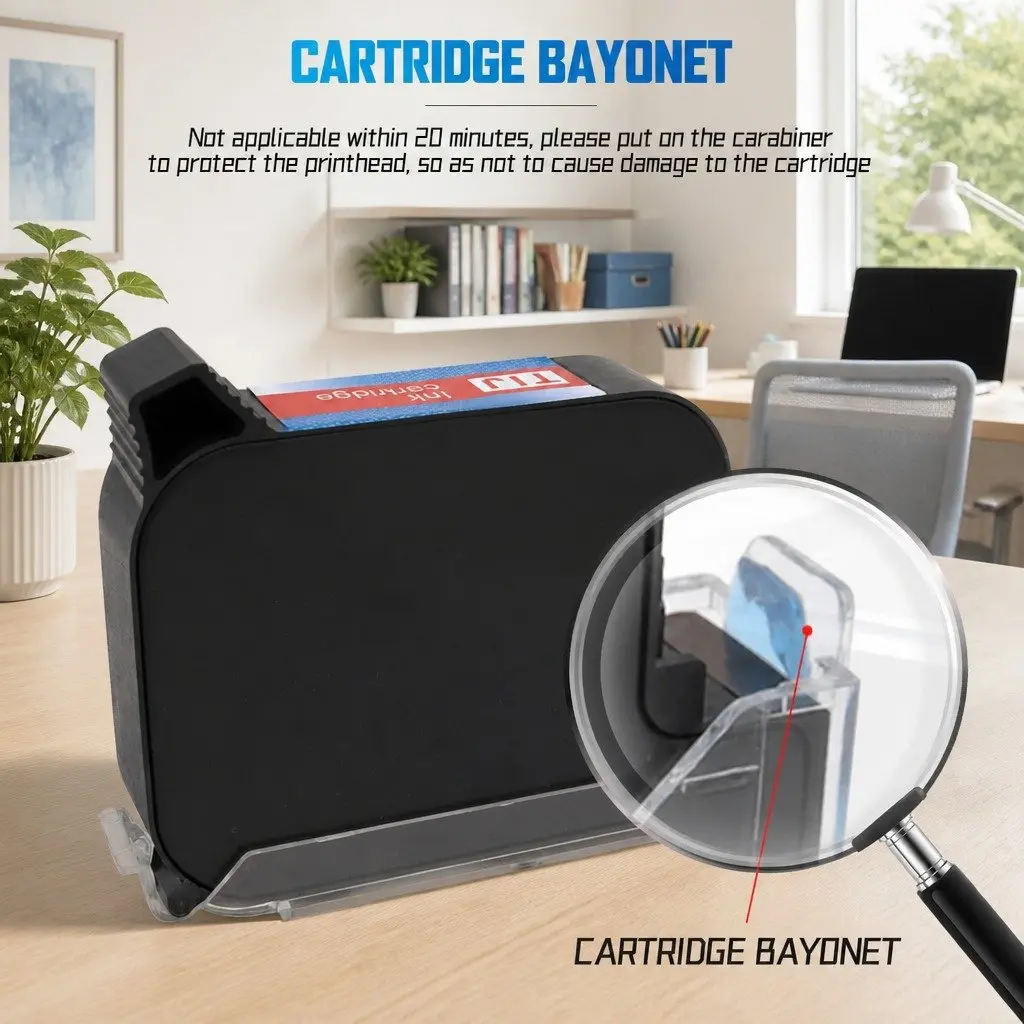 25.4mm Inkjet Printer Cartridge Quick Drying High Definition Nozzle 300DPI