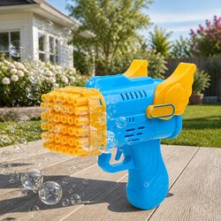 Perfect Toy for Outdoor Fun: Bubble Blowing Gun