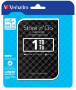 1TB 2.5' USB 3.0 Black Store'n'Go HDD Grid Design