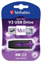 16GB V3 USB3.0 Violet Store'n'Go V3; Rectractable