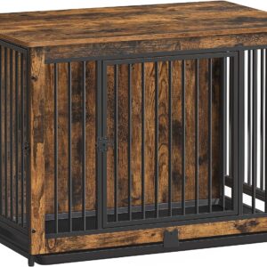 Dog Crate End Table for Medium Dogs up to 32kg Rustic Brown