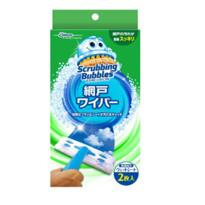 [6-PACK] Johnson Scrubbing bubble screen wiper(1 Wiper Body  2 Sheets)