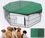 30' Dog Pet Playpen Exercise Puppy Enclosure Fence with cover