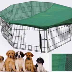 30' Dog Pet Playpen Exercise Puppy Enclosure Fence with cover