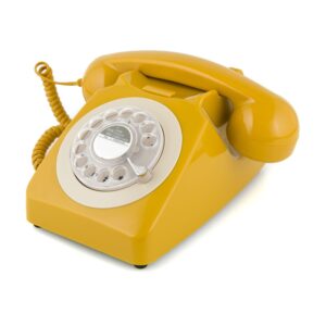 746 Rotary Telephone - Mustard