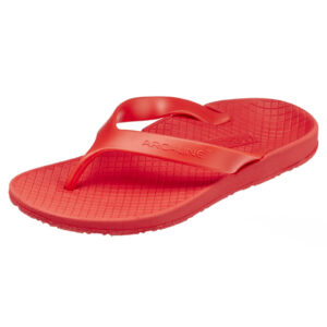 ARCHLINE Orthotic Thongs Arch Support Shoes Footwear Flip Flops Orthopedic - Red/Red - EUR 39