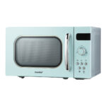 20L Microwave Oven 800W Countertop 8 Presets Eco Friendly Child Lock Green