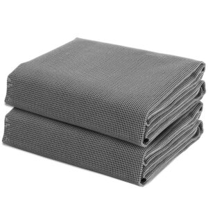 Annex Matting 6M Pack 2 Breathable UV Resistant Non Slip 450gsm PVC Grey