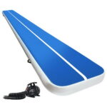 Inflatable Gymnastics Air Track Mat 6x1M 20CM Thick Tumbling Blue with Pump