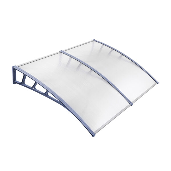 Outdoor Awning Canopy Sun Shield UV Rain Resistant 1.5mx2m DIY Window Door Cover