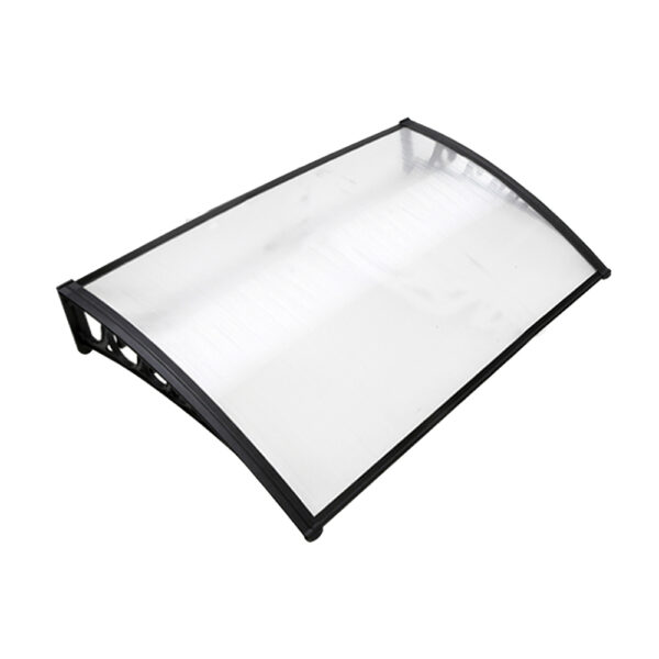 UV Rain Resistant Door Window Awning Canopy 1x1.5M Sun Shield Polycarbonate