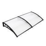 DIY Awning Canopy Polycarbonate 1x2m UV Rain Resistant Transparent Door Window