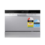 Benchtop Dishwasher 6 Place Settings 5 Programs Delay Start LED Display 7.4L Water Use