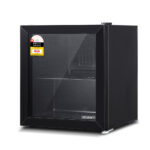 46L Compact Bar Fridge Reversible Door 5 Settings Energy Efficient Black