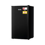 95L Portable Bar Fridge Dual Zone 6 Temp Levels Energy Efficient Black