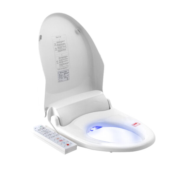 Electric Bidet Toilet Seat Smart Wash Self Cleaning Night Light Adjustable Temp