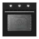 60cm Electric Wall Oven Convection Grill 70L Stainless 5 Modes Cool Touch