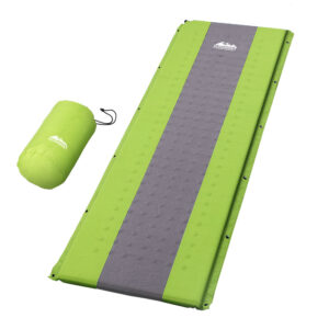 Self Inflating Camping Mat Single 2.5cm Foam Green Air Bed Sleep Pad