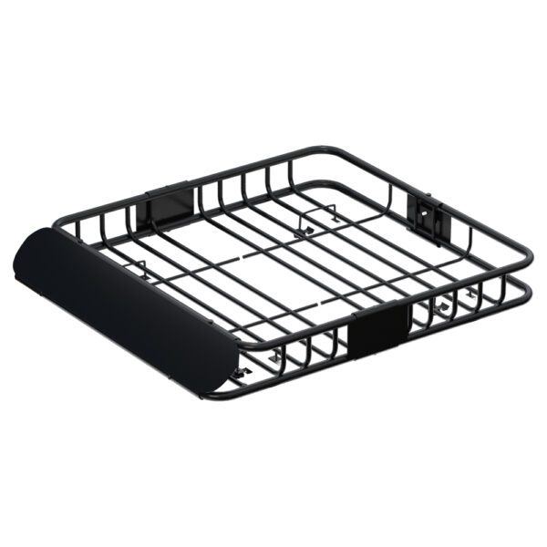 Universal Car Roof Rack Cargo Basket Steel Luggage Carrier 111cm 80kg Capacity