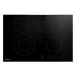 77cm Ceramic Electric Cooktop 4 Zone Dual Oval Touch Control 6600W Safety Lock