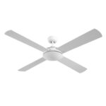 52 Ceiling Fan Remote Control 3 Speeds Reverse Mode Timer Quiet White Indoor