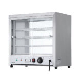 Commercial Food Warmer 4 Tier Display Hot Showcase Adjustable Thermostat 1000W